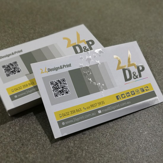 Premium 3D Spot UV Business Cards (Velvet Soft Touch Lamination)