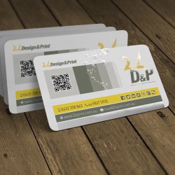 Premium 3D Spot UV Business Cards (Velvet Soft Touch Lamination)