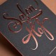 Specialty Thick Black Business Cards Foil Stamping Finish (Edge Foil or Edge Paint Option)