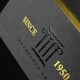 Specialty Thick Black Business Cards Foil Stamping Finish + Raised 3D UV + Edge Foil or Edge Paint Option