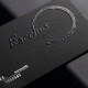 Specialty Thick Black Business Cards Foil Stamping Finish + Raised 3D UV + Edge Foil or Edge Paint Option