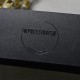 Specialty Thick Black Business Cards Foil Stamping Finish + Raised 3D UV + Edge Foil or Edge Paint Option