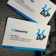 Matt White Plastic Business Cards 0.38mm Thickness