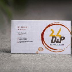 Budget Linen Paper Business Cards (Foil Option Available)