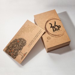 Specialty Thick Kraft Paper Business Cards