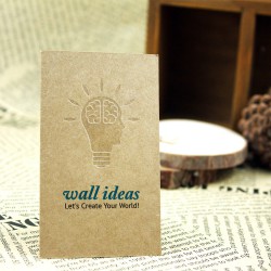 Specialty Thick Kraft Paper Business Cards (letterpress)