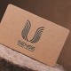 Specialty Thick Kraft Paper Business Cards (letterpress)