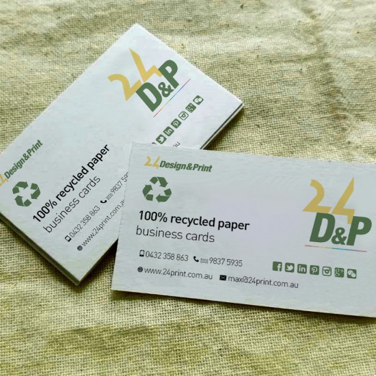 Budget Recycled Paper Business Cards