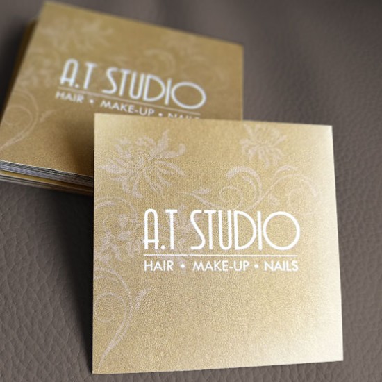 Budget Textured Pearl Paper Business Cards (Foil Option Available)