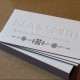 Specialty Super Thick White Cotton Paper Business Cards + embossing or debossing finish + (Edge Foil or Edge Paint Option) 