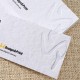 Specialty Super Thick White Cotton Paper Business Cards + embossing or debossing finish + (Edge Foil or Edge Paint Option) 